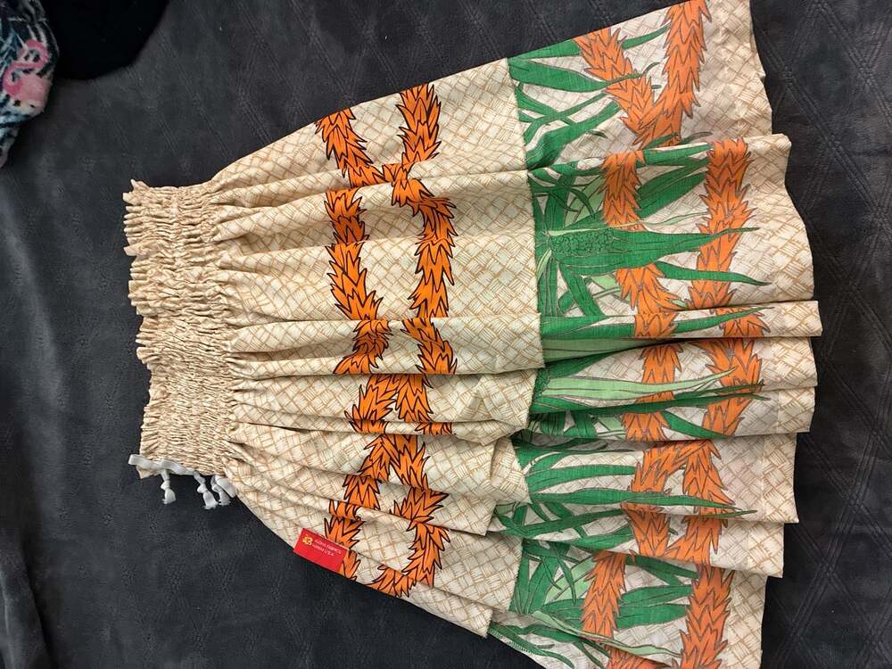 Aloha Fabrics Hala and Lei Pa'u Hula Skirt